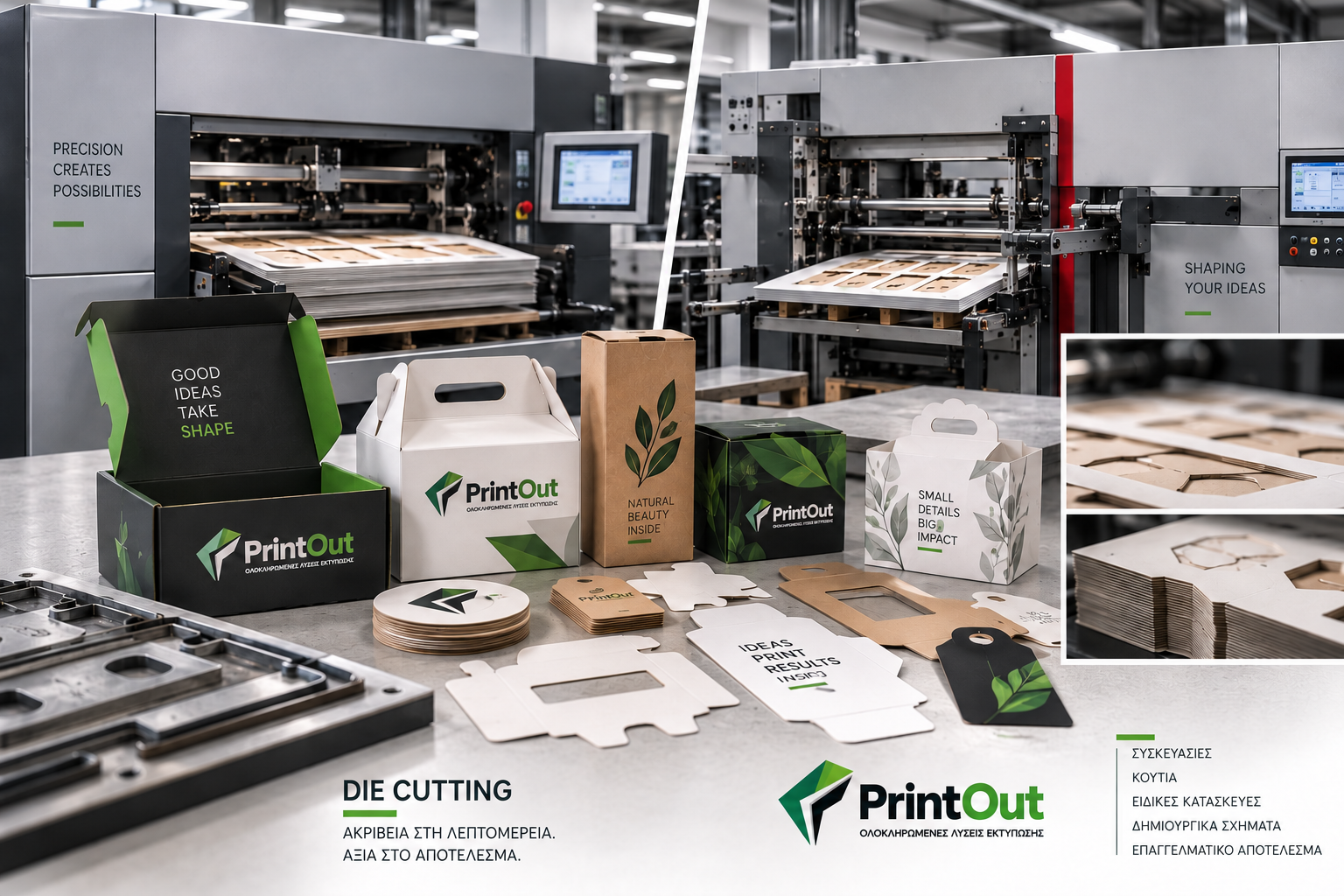Die Cutting Μορφοκοπή